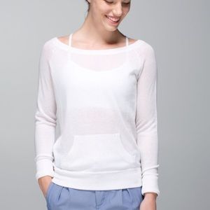 Lululemon chai time pullover in Grey